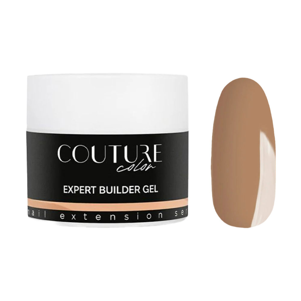 Трифазний білдер-гель для нарощування нігтів Couture Colour Expert Builder Gel 11 Caramel Cream, 15 мл